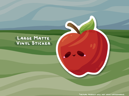 apple ⟡ large sticker
