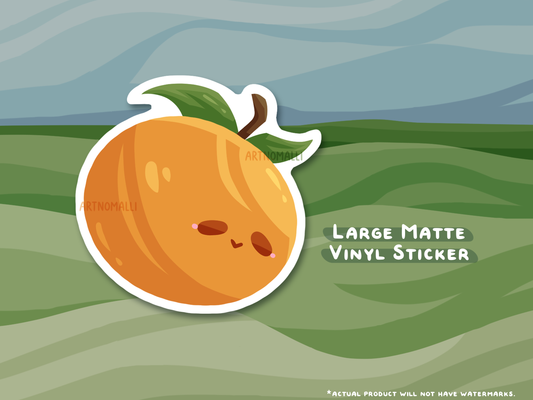 orange ⟡ large sticker