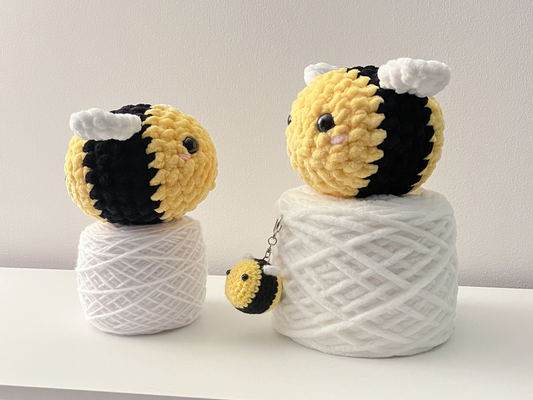 jumbo bumble bee ⟡ amigurumi crochet