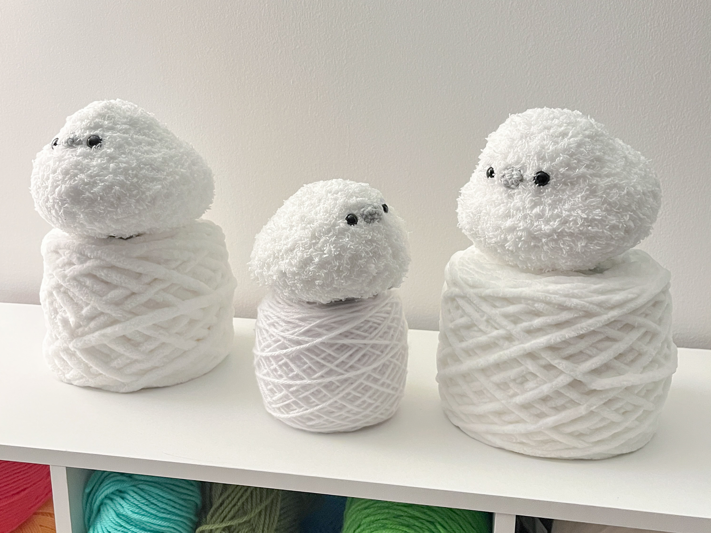 fluffy chonky bird ⟡ amigurumi crochet