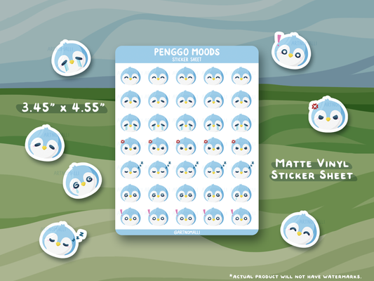 penggo moods ⟡ sticker sheet