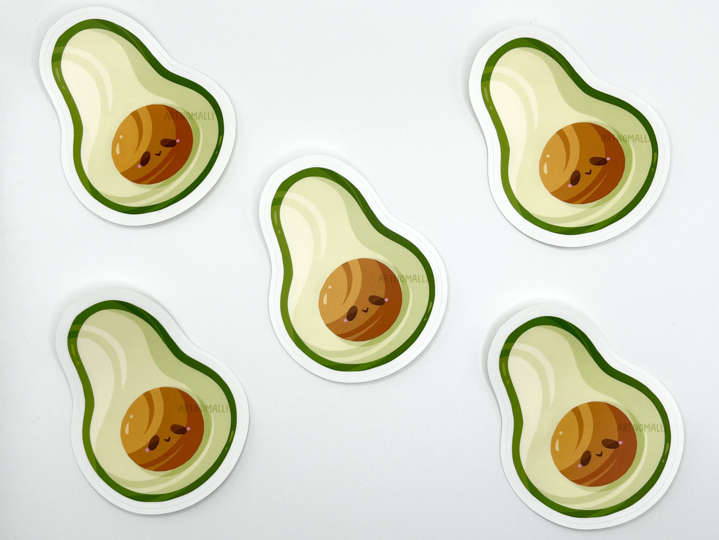 avocado ⟡ large sticker